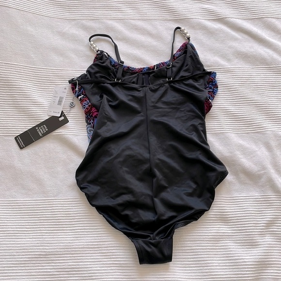 MAGICSUIT  Persia Lisa Paisley Underwire Slimming Swimsuit Size 14 - Picture 4 of 10